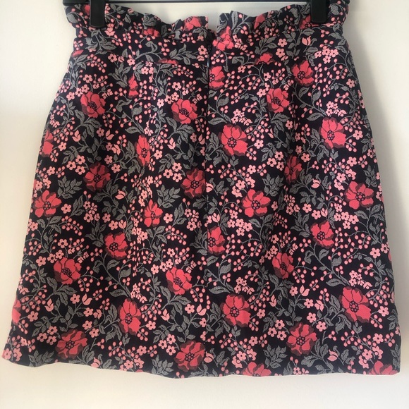 Topshop Poppy Jacquard Mini Skirt UK8/US 4 - Picture 4 of 4